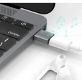 Miniatyrbild 7 av 7: INF USB-A (hane) till USB-C (hona) adapter Svart