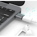 Miniatyrbillede 7 af 7: INF USB-A (han) til USB-C (hun) adapter Sort