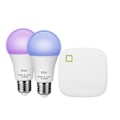 Miniatyrbild 1 av 3: ADUROSMART Kit Lampa E27 RGB Dimbar Zigbee 2-pack
