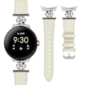 Miniatyrbillede 1 af 7: Urrem i ægte læder til Google Pixel Watch 1/2 Beige