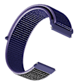 Miniatyrbild 3 av 5: Klockarmband för Samsung Watch 4/5/6 & Huawei GT4 Svart + Blå 20 mm