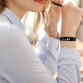 Miniatyrbild 4 av 6: Milanese armband i rostfritt stål för Fitbit Inspire 1/HR/Inspire 2 Svart