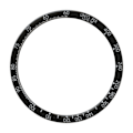 Miniatyrbillede 1 af 4: Fenix 8 Bezel: Beskyttelsesring i rustfrit stål - Sort & Hvid
