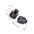 Miniatyrbillede 2 af 3: Stativ gevindadapter M12 til 1/4" han - 5-pak M5