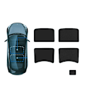 Miniatyrbild 1 av 2: Issolskydd för Tesla Model 3 (2019-2023) & Model Y Modell 3 Svart