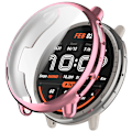 Miniatyrbillede 3 af 3: Elektroplettet TPU-etui til Huami Amazfit Active2 Lyserød