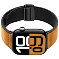 Pikkukuva 2 / 4: Aito nahkainen magneettiranneke Apple Watch Series 8/9/Ultra 2:lle Harmaa L