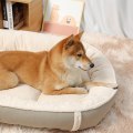 Pikkukuva 2 / 4: Mokkanahka Flanelli Nest Dog Bed Lemmikkien petimatto Harmaa M