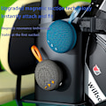 Miniatyrbild 7 av 10: Magnetisk Bluetooth Vattentät Högtalare Svart