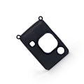 Miniatyrbillede 3 af 3: Silikonebeskyttelsesetui til Instax Mini LiPlay-kamera Sort