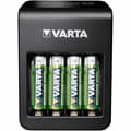 Batteriladdare LCD Plug Carger+ AA/AAA/9V inkl 4xAA