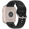 Miniatyrbillede 2 af 4: Stilfuld silikonerem til Amazfit Bip6 (A2435) Sort