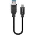 Miniatyrbild 4 av 6: Synkronisera och ladda Super Speed ​​USB-C™ till USB A 3.0 laddningskabel