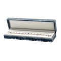 Miniatyrbillede 1 af 3: Luksus Velvet Armbånd Box - Marineblå