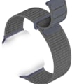 Miniatyrbild 2 av 3: Klockarmband med nylonögla för Apple iWatch Grå M