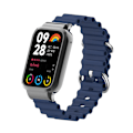 Pikkukuva 2 / 3: Xiaomi Band 8 Pro Metal Case Ocean Silikonihihna Sininen