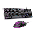 Miniatyrbillede 1 af 3: MageGee K1 kablet tastatur + mus sæt (sort)