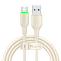 Pikkukuva 1 / 4: USB–USB-C-kaapeli Mcdodo CA-4750 LED-valolla 1,2 m (beige)