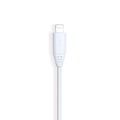 Miniatyrbild 1 av 2: Rund Laddkabel Lightning till USB-A 1m Vit MFI