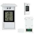 Elektronisk Termometer för Utomhusbruk White White
