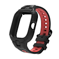 Miniatyrbillede 1 af 2: Sportsurrem til Vivo Watch GT/Redmi Watch 4 Sort+rød