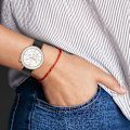 Miniatyrbillede 7 af 11: Stilfuld silikonerem til OPPO Watch X2 Mini (18mm) Sort