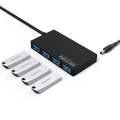 Miniatyrbillede 5 af 9: INF USB 3.0 hub med 4 porte Sort