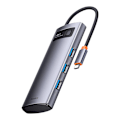 Miniatyrbild 3 av 11: Hub 4in1 Baseus Metal Gleam Series, USB-C till 4x USB 3.0