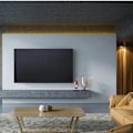 Miniatyrbild 7 av 7: Stretchigt tyg-TV-skydd dammskydd Universal Silver 55 tum