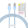 Pikkukuva 2 / 11: Pikalatauskaapeli Baseus Explorer USB - Lightning 2.4A 1M (sininen)