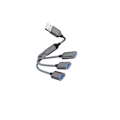 Pikkukuva 3 / 4: USB-3-porttinen USB Splitter -sovitin