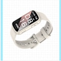 Miniatyrbillede 4 af 4: Smartwatch med EKG, puls- og blodtryksmåler, søvnmåler, skridttæller Beige