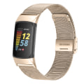Miniatyrbild 2 av 6: Fitbit Charge 5 armband rostfritt stål Guld