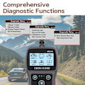 Miniatyrbillede 4 af 5: OBD2 Scanner bildiagnoseværktøj Bilfejlkodelæser Engine Analyzer