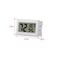 Miniatyrbild 2 av 5: Mini LCD Hygrometer / Termometer Vit 1-pack