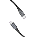 Miniatyrbillede 4 af 5: USB-C til USB-C 100W Ventilation TAHHF 5A 1m USB 3.1 Gen2 4k kabel (grå)