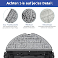Miniatyrbild 8 av 8: 8-pack Dubbelvibration med Conner Mop Pad för Roborock S8/S8+/S8 Plus Grå