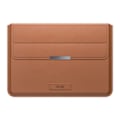 Pikkukuva 1 / 2: INVZI-nahkakotelo/kansi jalustalla MacBook Prolle/Air 15"/16" (ruskea)