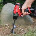 Miniatyrbillede 5 af 6: Jordbor til boremaskine 22 cm stål Sort