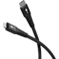 Miniatyrbild 1 av 11: Lightning-USB-C™ supersoft textilkabel med metallkontakter, 0,5 m, svart