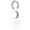 Miniatyrbild 1 av 4: Silikonfodral med Nyckelring till Samsung Galaxy SmartTag 2 Vit