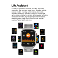 Miniatyrbillede 3 af 7: Smart ur med EKG, puls, blodtryk, søvn, skridttæller Blå
