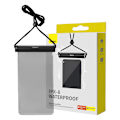 Miniatyrbillede 6 af 11: Vandtæt telefoncover Baseus AquaGlide med cylindrisk glidelås (sort)