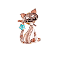 Miniatyrbild 4 av 4: Magnetisk nåldyna - Söt kattungedesign
