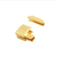 Miniatyrbild 2 av 3: Guld Dragkedja Topp & Botten Stoppar (10 Set) - Dragkedja Reparationsset