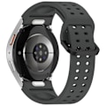 Pikkukuva 2 / 4: Kaksoislukollinen silikoniranneke Samsung Galaxy Watch 7-4:lle Tummanharmaa