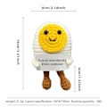 Miniatyrbild 1 av 3: Virkat påskägg Amigurumi: Bedårande djurleksak för våren