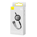 Miniatyrbild 6 av 7: Baseus Bright Mirror 3, USB 3-i-1-kabel för micro USB / USB-C / Lightning 66W / 2A 1,1m (svart)