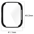 Miniatyrbillede 4 af 5: Etui i galvaniseret sølv til Redmi Watch 3 Lite Sort