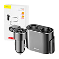 Miniatyrbild 9 av 11: Baseus Lighter socket splitter 2xUSB 3,1A 100W (svart)